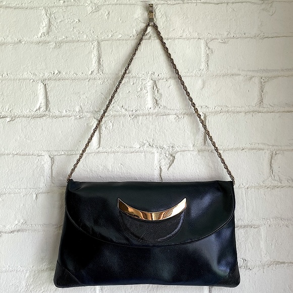 C.Fiori Handbags - C. Fiori C Fiori black & gold crossbody purse bag vintage